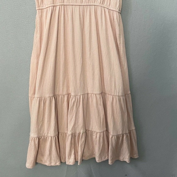 Knox Rose Sleeveless Tiered Pink Summer Dress - Picture 6 of 11